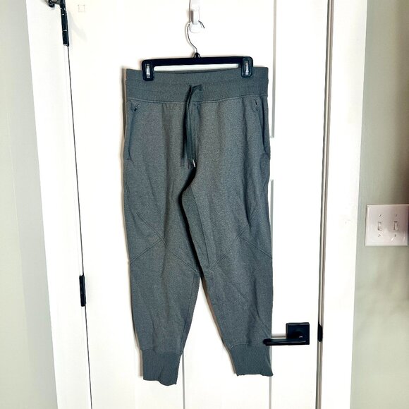 Lululemon Metro Miles Jogger Pants Heathered Graphite Gray Size 10 Athleisure - Picture 2 of 6